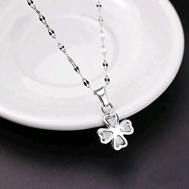 Dây chuyền nữ inox lá me cỏ 4 lá Chain Jewelry