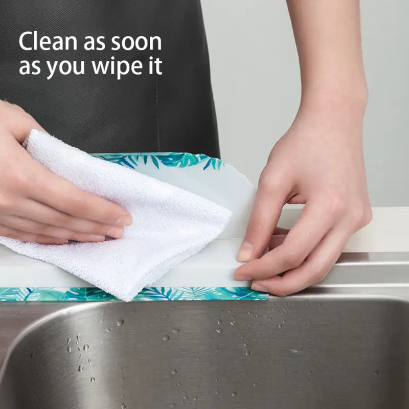 Bảo Vệ Chống Bắn Nước Bồn Rửa, Thiết Kế Cho Thú Cưng, Chất Liệu PET, Bảo Vệ Chống Bắn Nước, Thích Hợp Để Rửa Bát, Ngăn Chặn, Tiện Ích Nhà Bếp Và Phòng Tắm, Mua 1 Lấy 1 Ưu Đãi 5