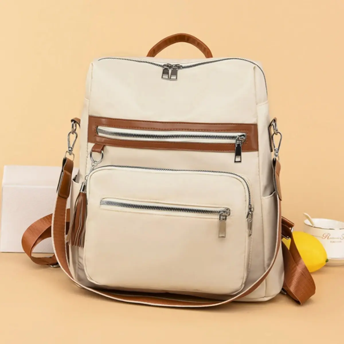 Anti-theft Vintage Casual Backpack For Women Oxford Cloth Large Capacity