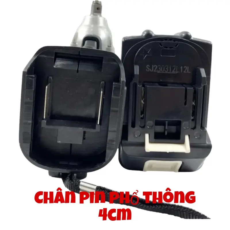Máy siết bulong hitachi 199v động cơ không chổi than , lõi đồng 100% chân pin phổ thông ( BẢO HÀNH 6 THÁNG ) 1