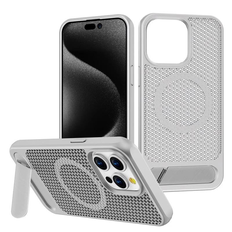 Product Introduction of Ốp Điện Thoại Di Động Có Giá Đỡ, Mới, Thích Hợp Cho Apple 14, Tản Nhiệt Lưới, Hấp Thụ Từ Tính, Vỏ Bảo Vệ Toàn Thân, Tương Thích Với IPhone15promax, 13 Và 12 Phụ Kiện 4
