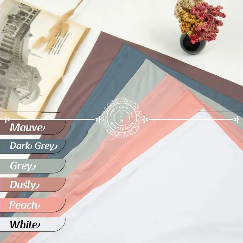 Hijab Segitiga Instan Jersey//segitiga instan malay premium Muslim Kerudung Segi Empat 7