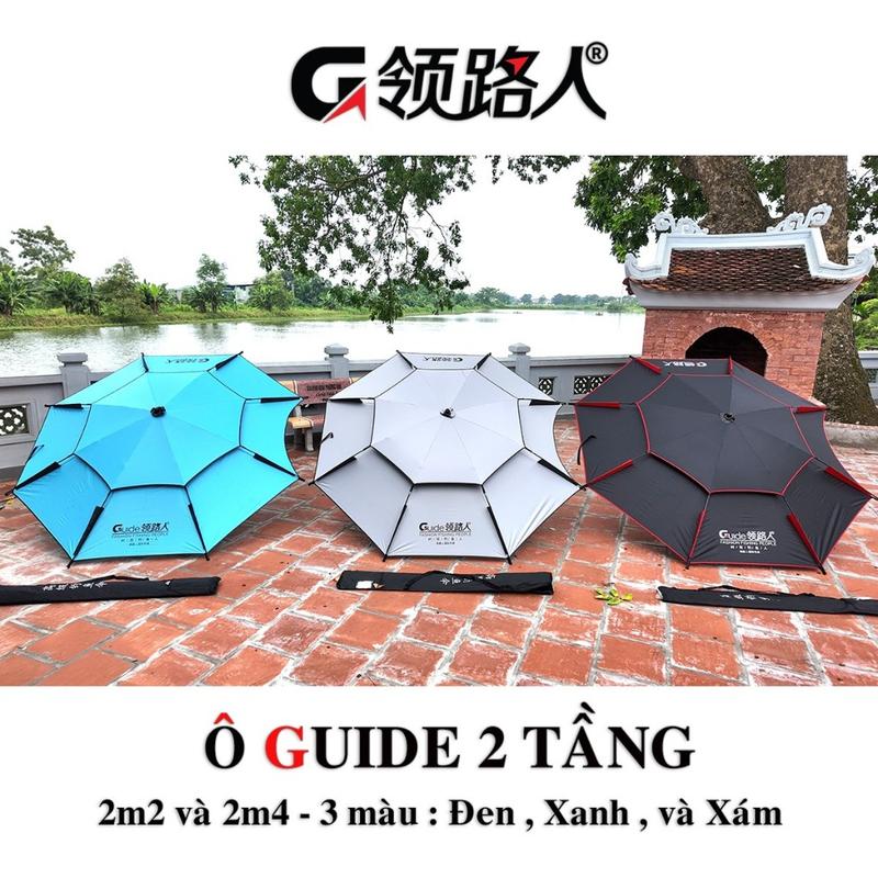  ô câu cá Guide - ô câu cá 2 tầng cao cấp Guide nhiều màu 2m2 và 2m4- Ô Câu Cá Ô Dù Che Nắng Mưa ô dù che nắng câu cá cao umbrella  stand 