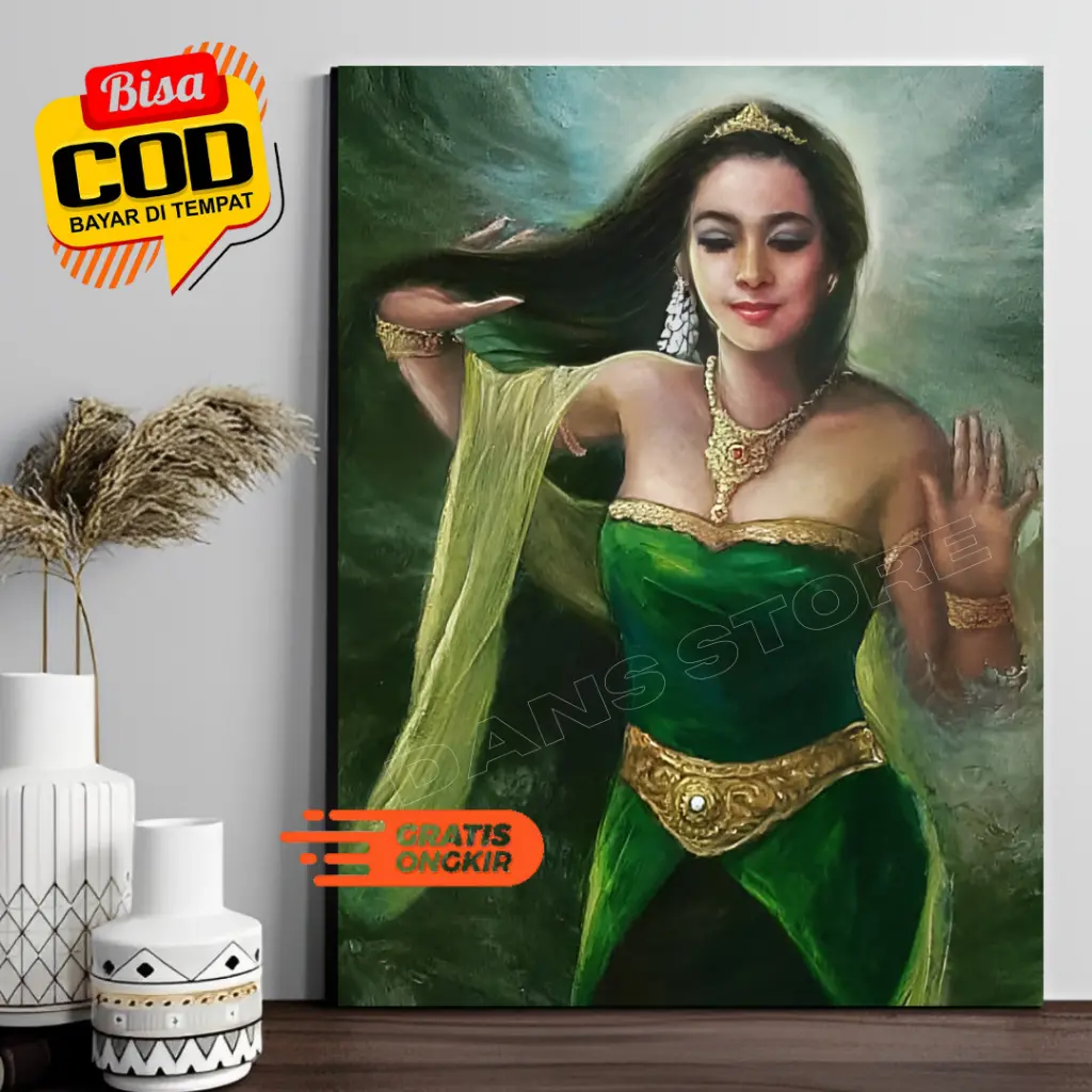 Poster Lukisan Nyi Roro Kidul Hiasan Dinding Aesthetic RK1