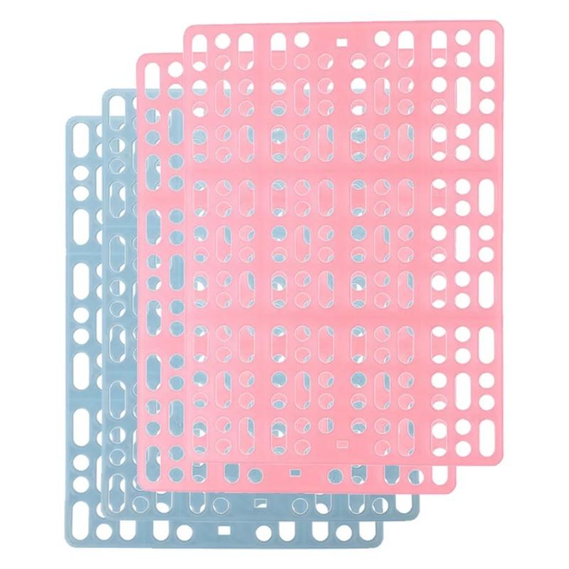 4 Pcs Pet Foot Pads Rabbit Cage Floor Sleeping Mats Bunny Nesting Feet Pedal for Cages Resting Plastic Guinea Pig Accessories 2