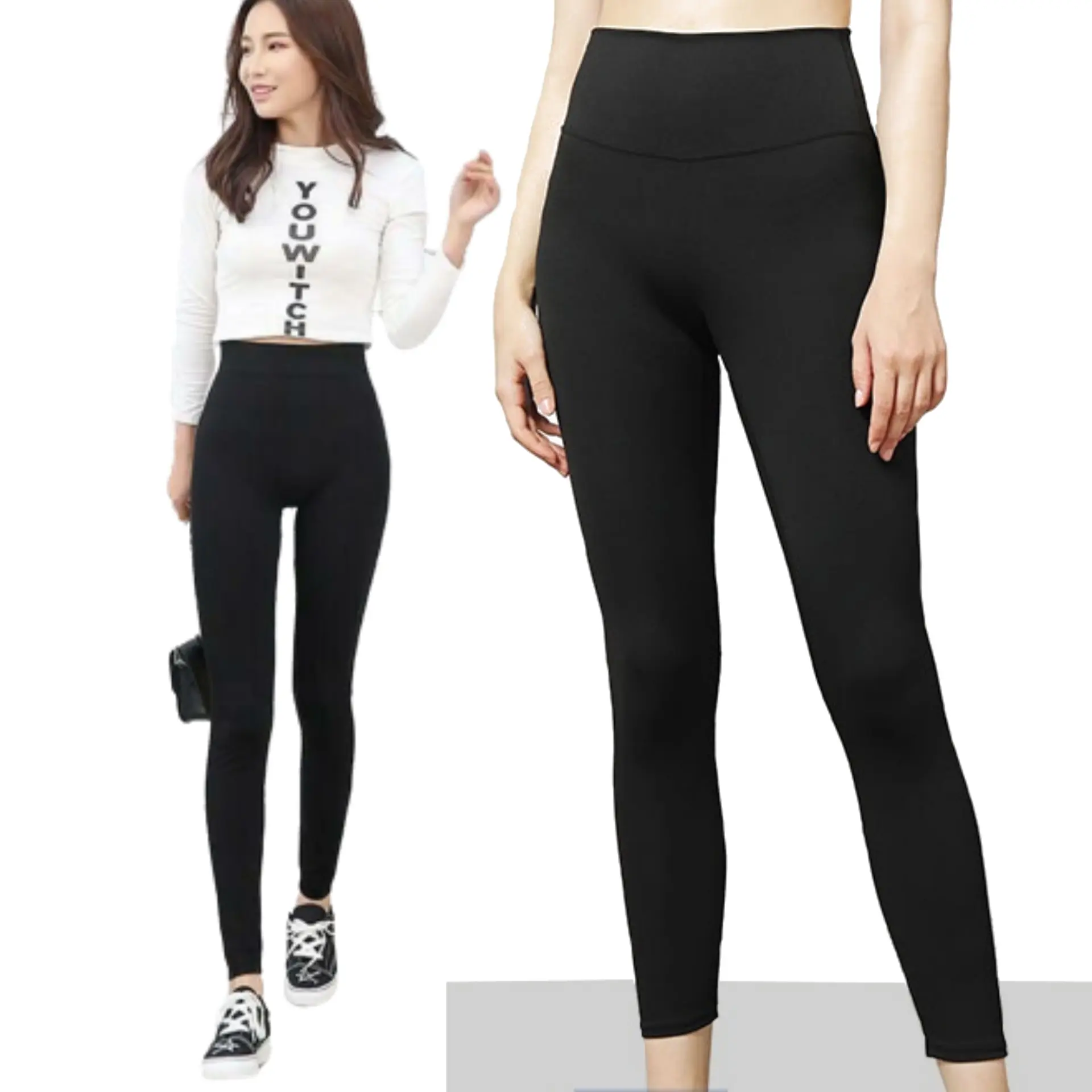 Celana Legging Miss Hotty Impor Bahan Melar Pinggang Full Karet Size 27-34