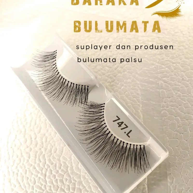 bulumata palsu 747L lusinan/12 pcs Lashes Lashes Facial 0