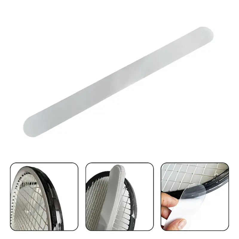 Băng Bảo Vệ Vợt Tennis Trong Suốt, Băng Bảo Vệ Đầu Mái Chèo, Miếng Dán Giảm Ma Sát, Băng Bảo Vệ TPU, Phụ Tùng Thể Thao 7