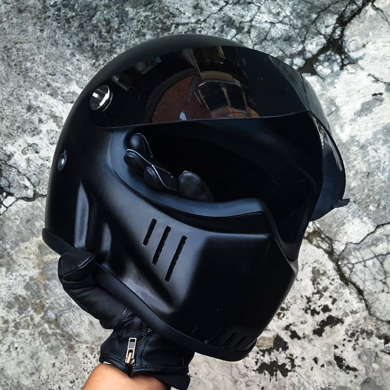Helm Custom Classic SIMPSON BANDIT RX STIG HITAM DOFF - Fourtin Garage 4
