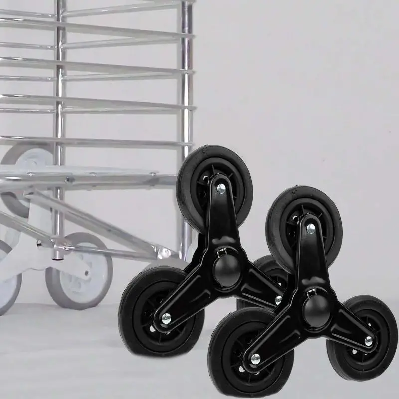 Shopping Cart Wheels, 2 Counts Rotating Buckle Design Shopping Cart Wheels, Easy To Operate, Suitable for Shopping Cart
