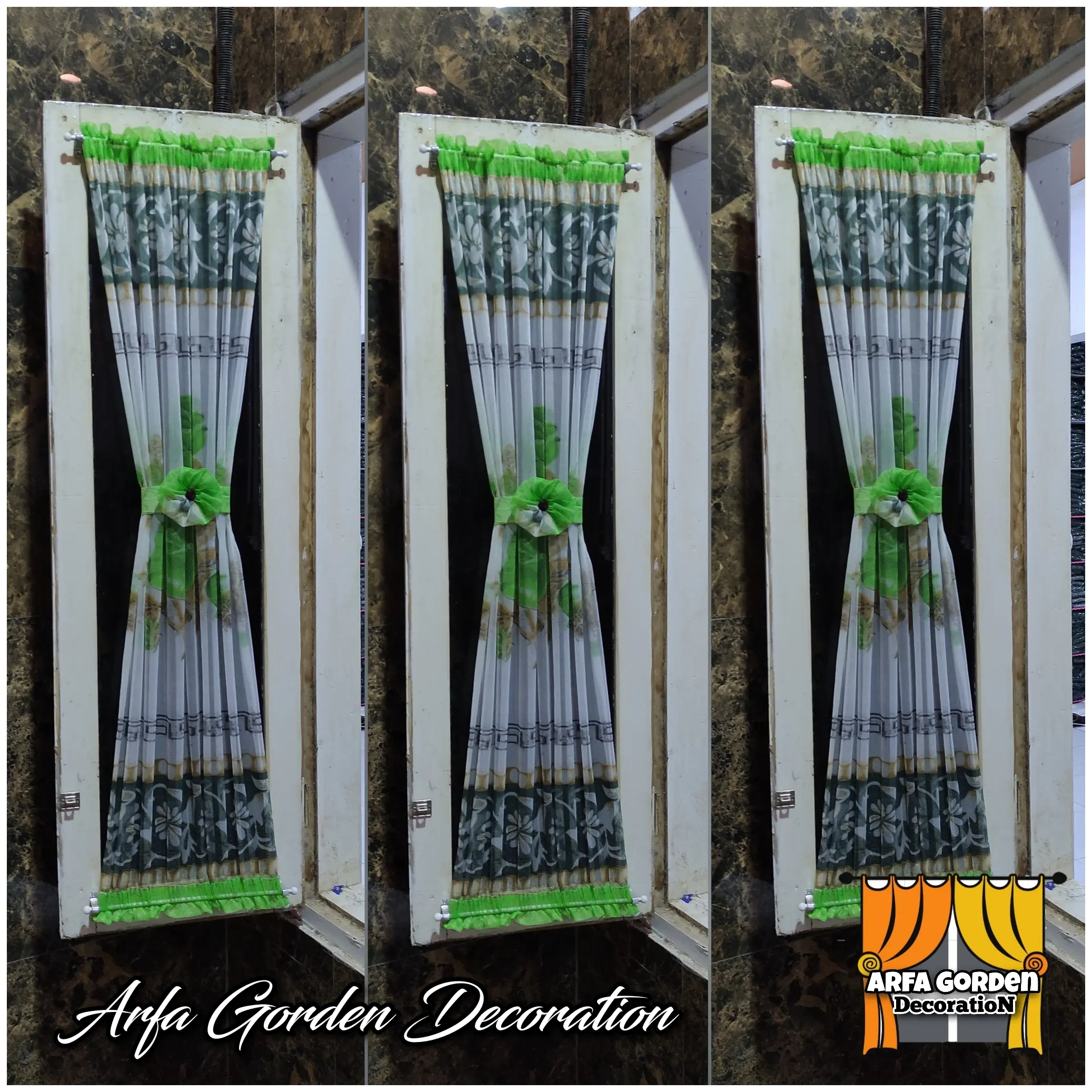 Gorden Pita Minimalis Motif Bunga