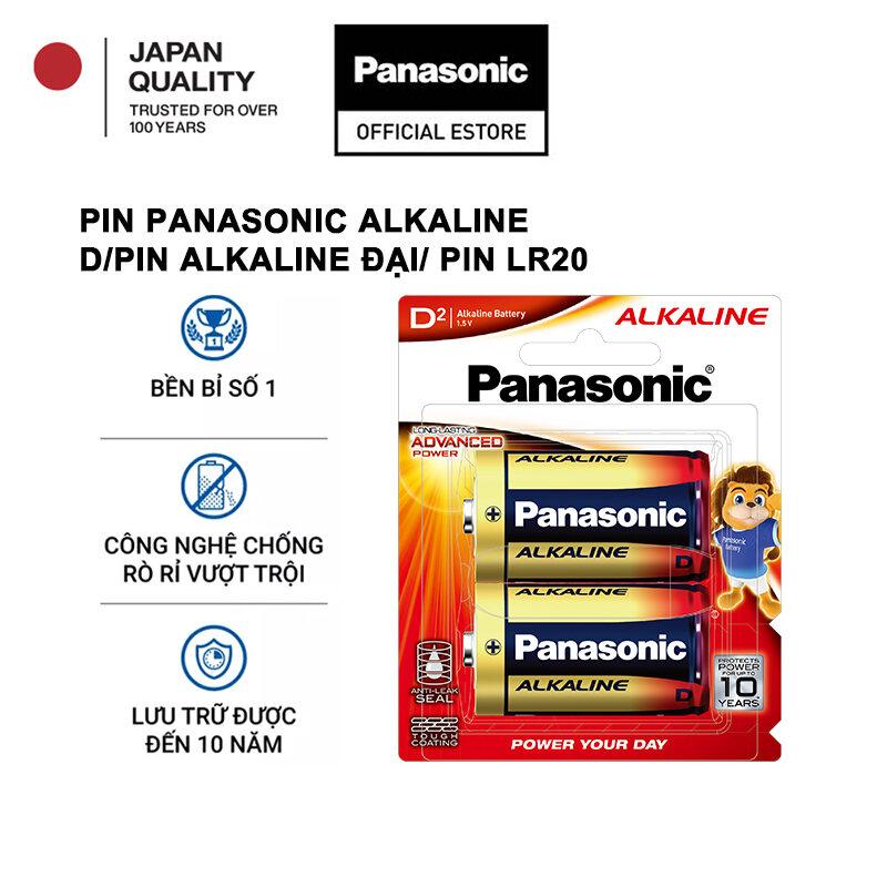 Pin Panasonic Alkaline D/Pin Alkaline Đại/ Pin LR20 – Hàng Chính Hãng