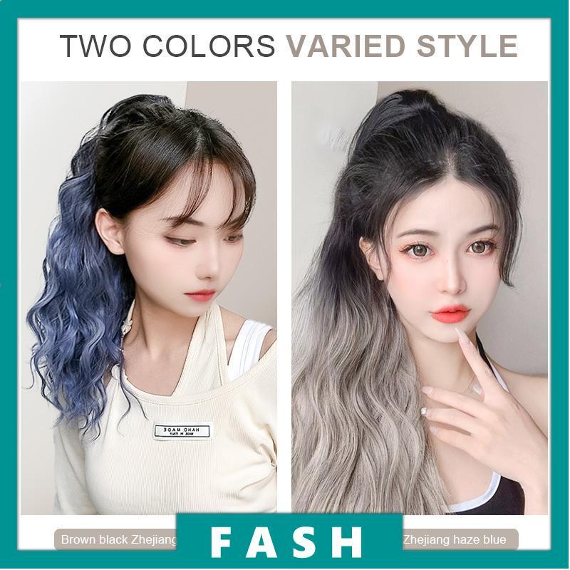 Rambut Ekor Kuda Tinggi, Klip Kuku Rambut Wanita, Warna Kecerunan ...