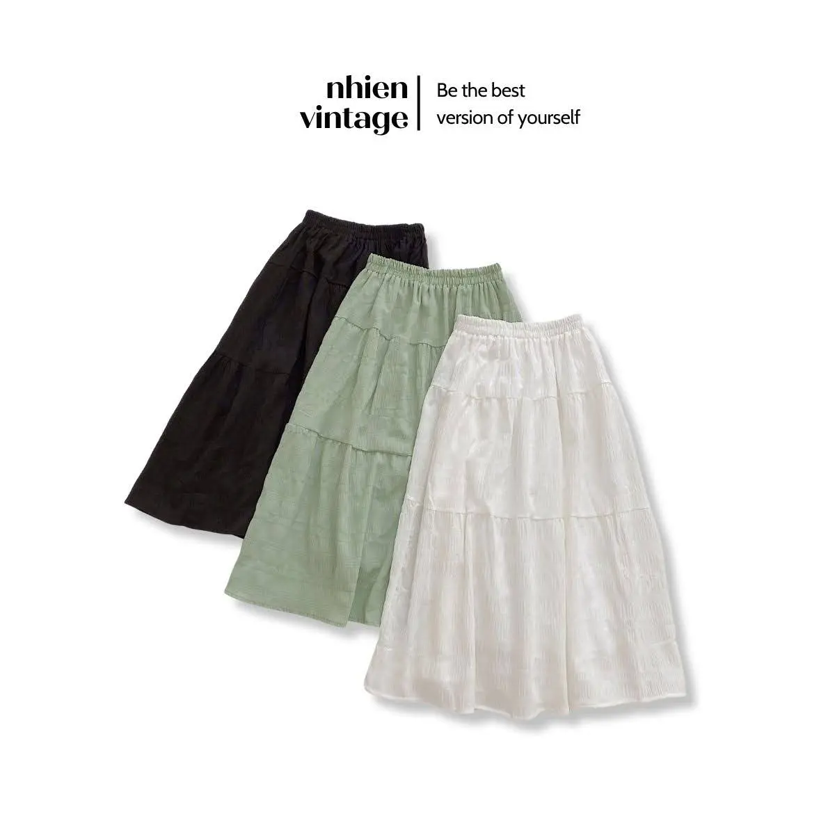 Cloudy Skirt - Chân váy tầng nữ nhiennhienvinatge BV27 Women Voan
