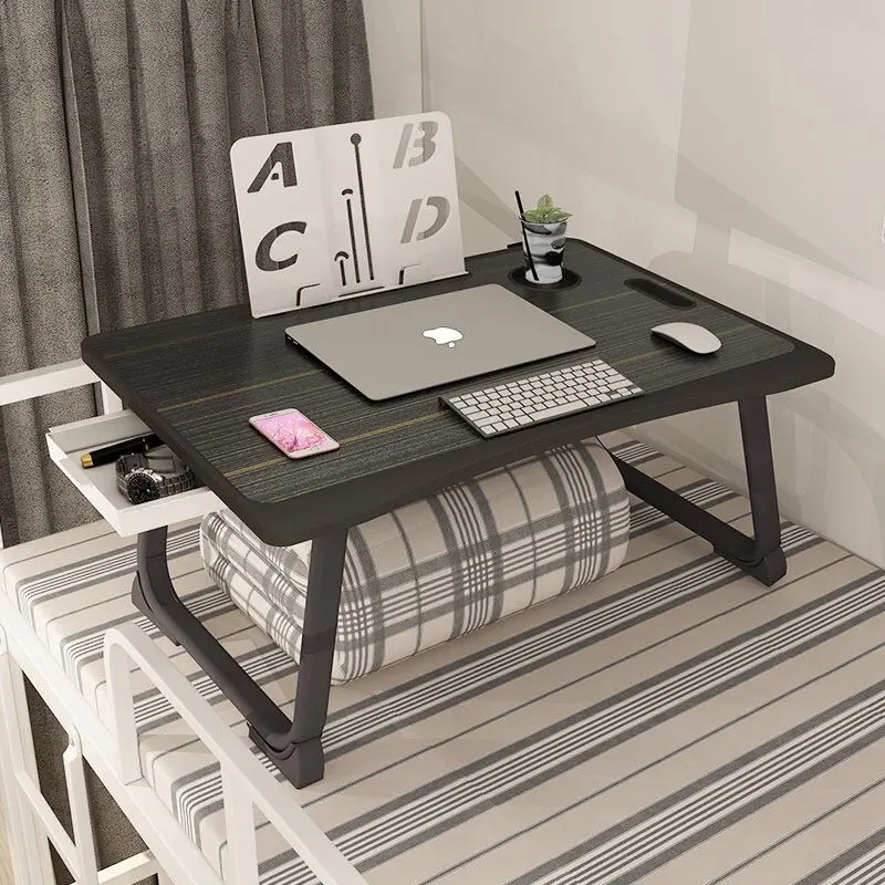 Bàn máy tính mini Có Thể Gập Lại Thích hợp trên giường, Đa chức năng, Lý Tưởng cho ký túc xá sinh viên và phòng ngủ, Bàn lười, Bàn học cho trẻ em