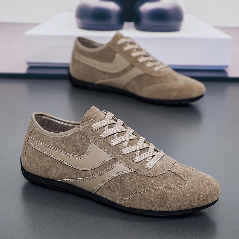 Men's Casual Shoes Fashion Retro German Training Shoes Breathable Flat Shoes Sports Agan Shoes Lace-up Men's Shoes Loafers