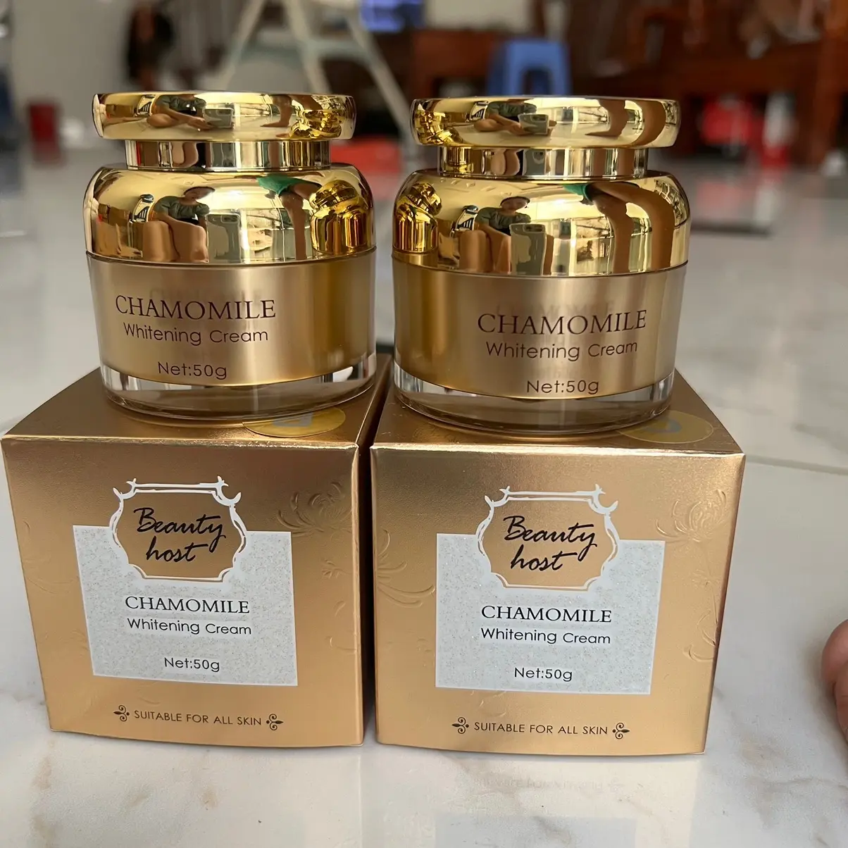 Kem Tái Tạo Da Chamomile Giúp Dưỡng Trắng Da, Làm Mờ Nếp Nhăn Hiệu Quả Thẩm Thấu Nhanh Nhẹ Nhàng Cho Làn Da Sáng Mịn