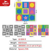Gambar SPEEDS Evamat Matras Puzzle Bermain Anak Melindungi 034-9 - -4 BIRU 30x30x1cm dari StarAsia Kota Surabaya 2 Tokopedia