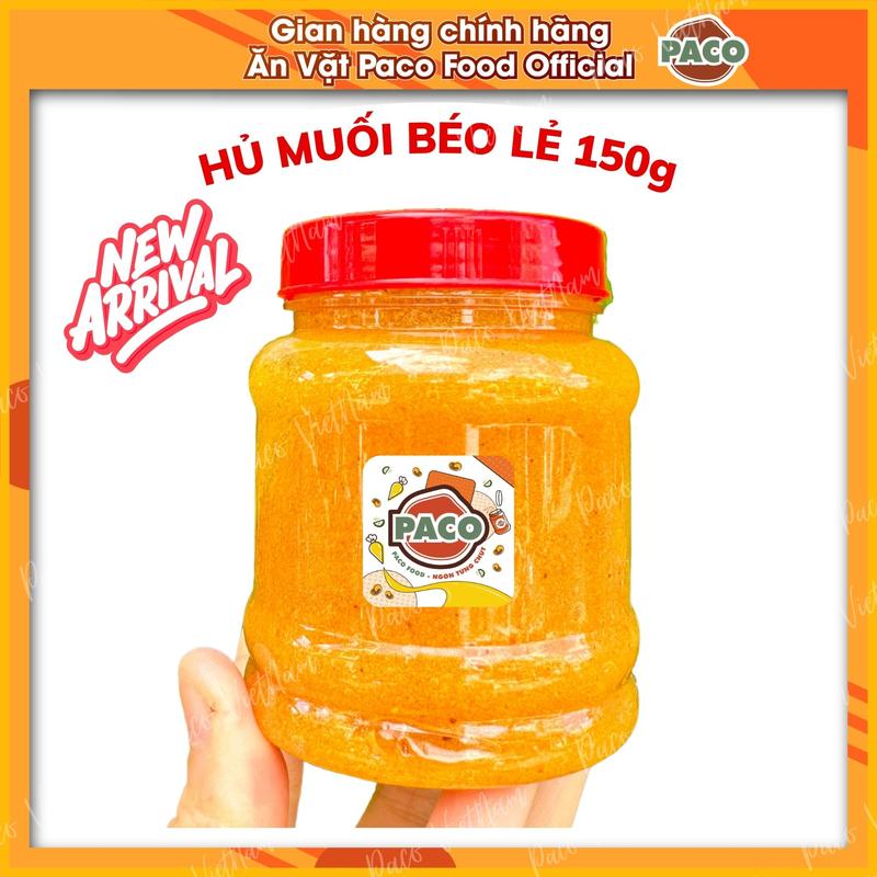 HỦ MUỐI BÉO LẺ 150g NHÀ PACO FOOD CHẤM CÙNG BÁNH TRÁNG-ĐỒ ĂN VẶT SNACKS Nước Sốt Gia Vị