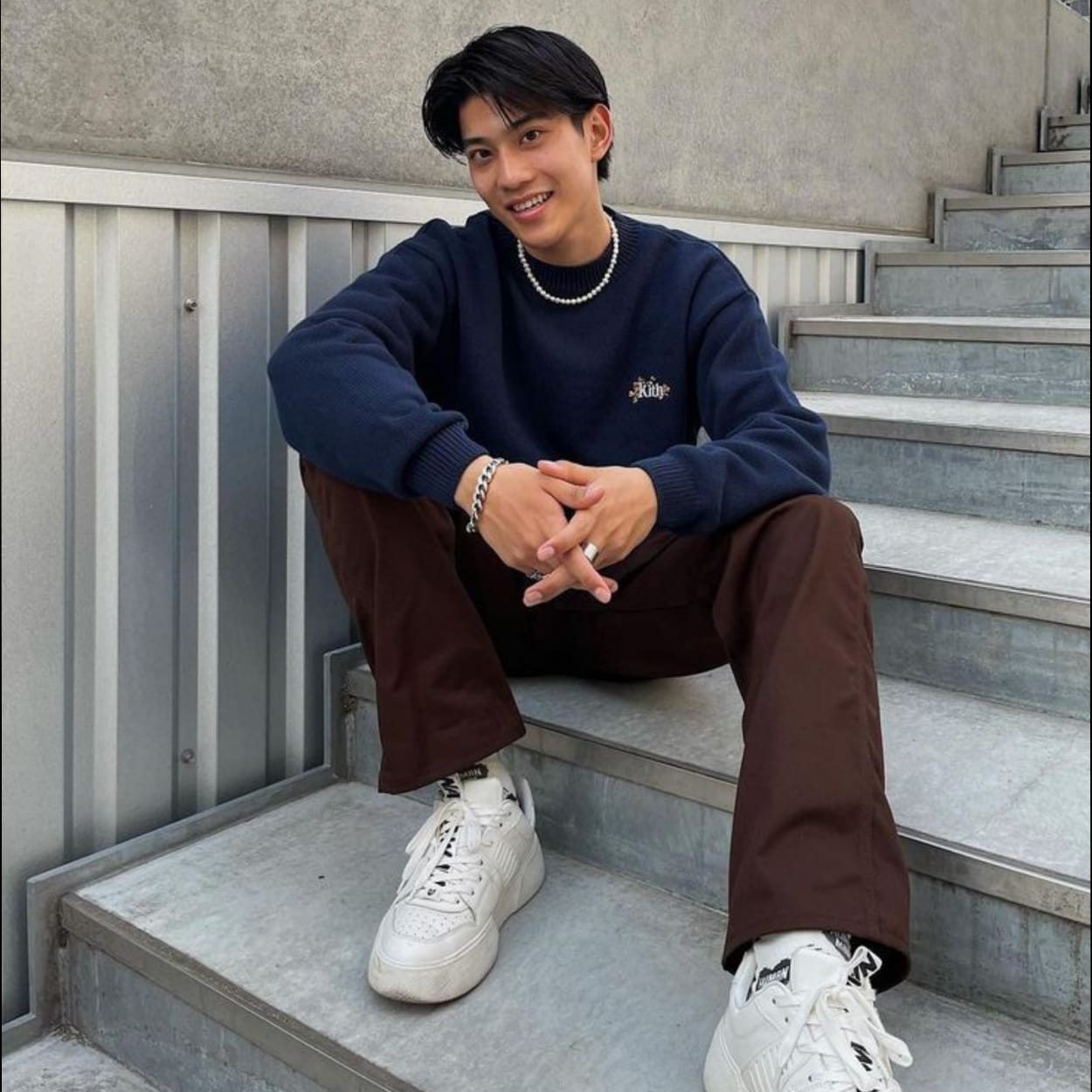 CELANA JEANS GOMBRONG PRIA MODEL LOOSE KOREAN STYLE REGULAR TEBAL TIDAK MELAR Santai Panjang Dewasa