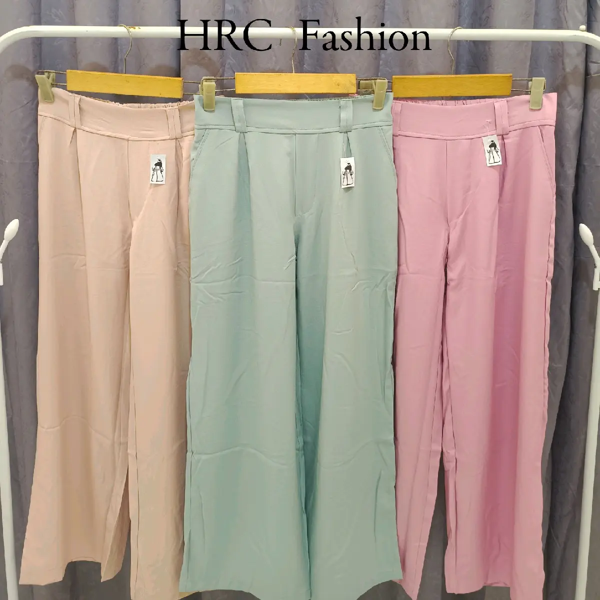 HRC fashion Kulot cewek terbaru/ kulot cewek kekinian/ kulot highwaist/ kulot polos/kulot wanita kekinian 2023 fit karet