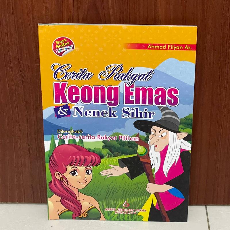 Buku Cerita Kisah Dongeng Legenda Rakyat 128 Halaman FULL COLOUR Bergambar Anak Putih 5