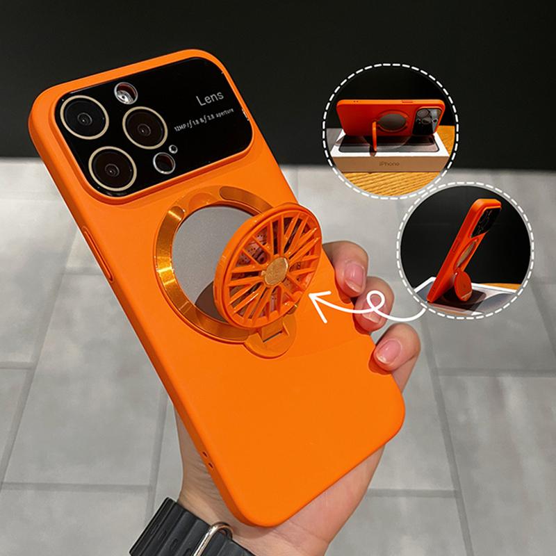 Ốp Điện Thoại Từ Tính Có Giá Chân Đế Xoay 360, Dành Cho iPhone 17, 16, 15, 14, 13, 12, Pro Max, 16 Plus, 17, Ốp Air MagSafe, Bảo Vệ Toàn Bộ Camera, Tản Nhiệt, Ốp Màu Trơn PC Cứng