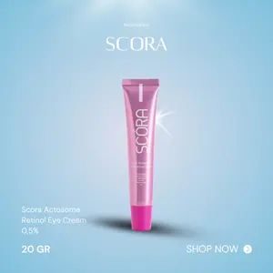 SCORA 0.5% Actosome Retinol Eye Cream 20g Krim Mata Eye Treatment