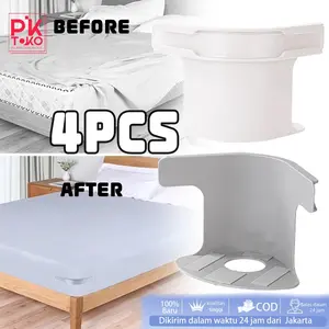 4Pcs Bed Sheet Corner Tightener Clips Invisible Sheet Bed Cover Fixer Bed Sheet Fixed Grippers Multiguna