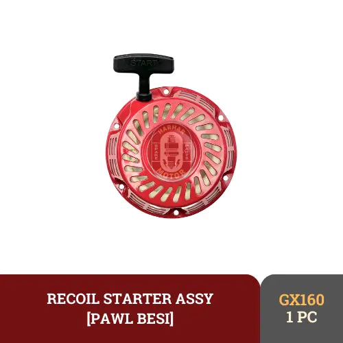 RECOIL STARTER ASSY ENGKOL MESIN PAWL BESI MESIN PENGGERAK GX160 GX200