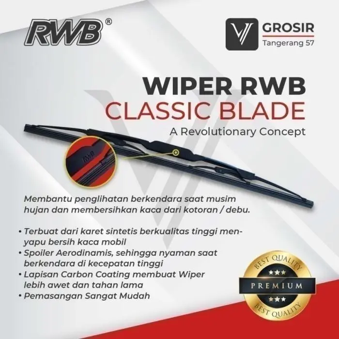 WIPER COLT DIESEL PS100 PS120 Classic Blade RWB 2 PCS 3