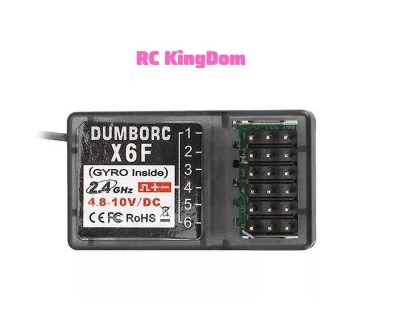 Tay điều khiển DumboRC X6 ( 6 kênh ) sóng 500m cho xe và tàu điểu khiển 7