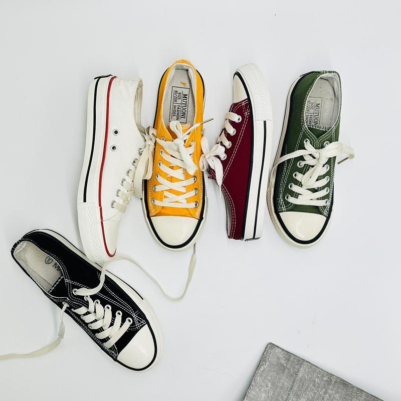 Giày Thể Thao Ulzzang Cổ Thấp Nhiều Màu Phong Cách cv 1970 Hàng Đẹp Shoes Sneaker Nam Đế Bằng
