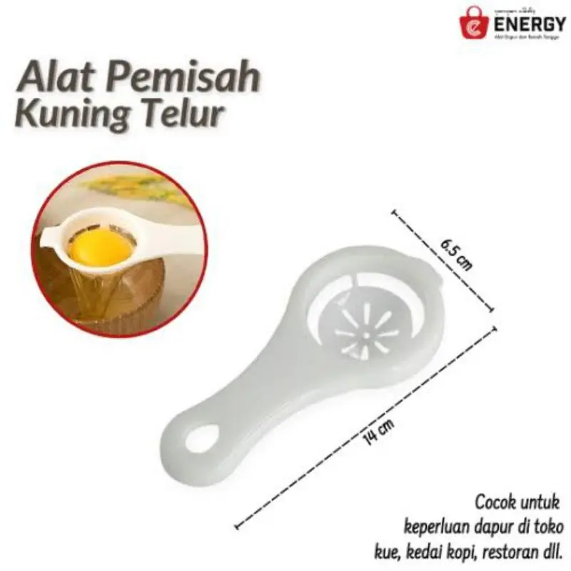 Sendok pemisah kuning telur alata bantu pisah kuning telur saringan pemisah kuning telur