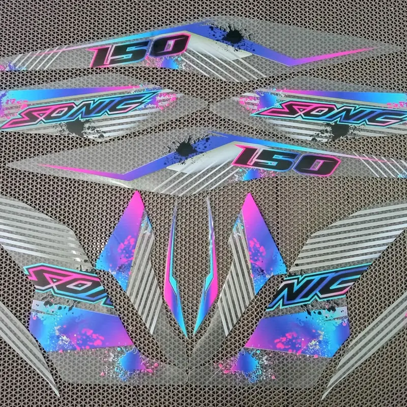 STRIPING TRANSPARAN HONDA SONIC 150 LEMBAYUNG 3