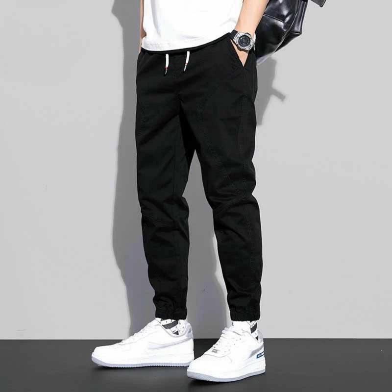 Quần Dài Jogger KaKi Nam Co Giãn Lưng Chun Trơn Ống Bó Sát TT101+ tặng kèm móc khóa Gym Sport Tập Thể Dục