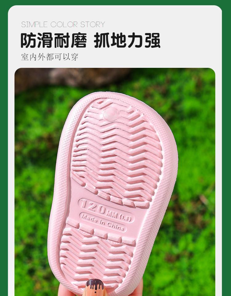 Product Introduction of Boys and Girls Cartoon Home Soft Bottom Non-Slip Sandals 20