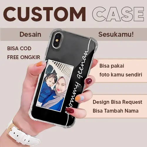 Custom Case gambar suka-suka Casing Lentur Softcase