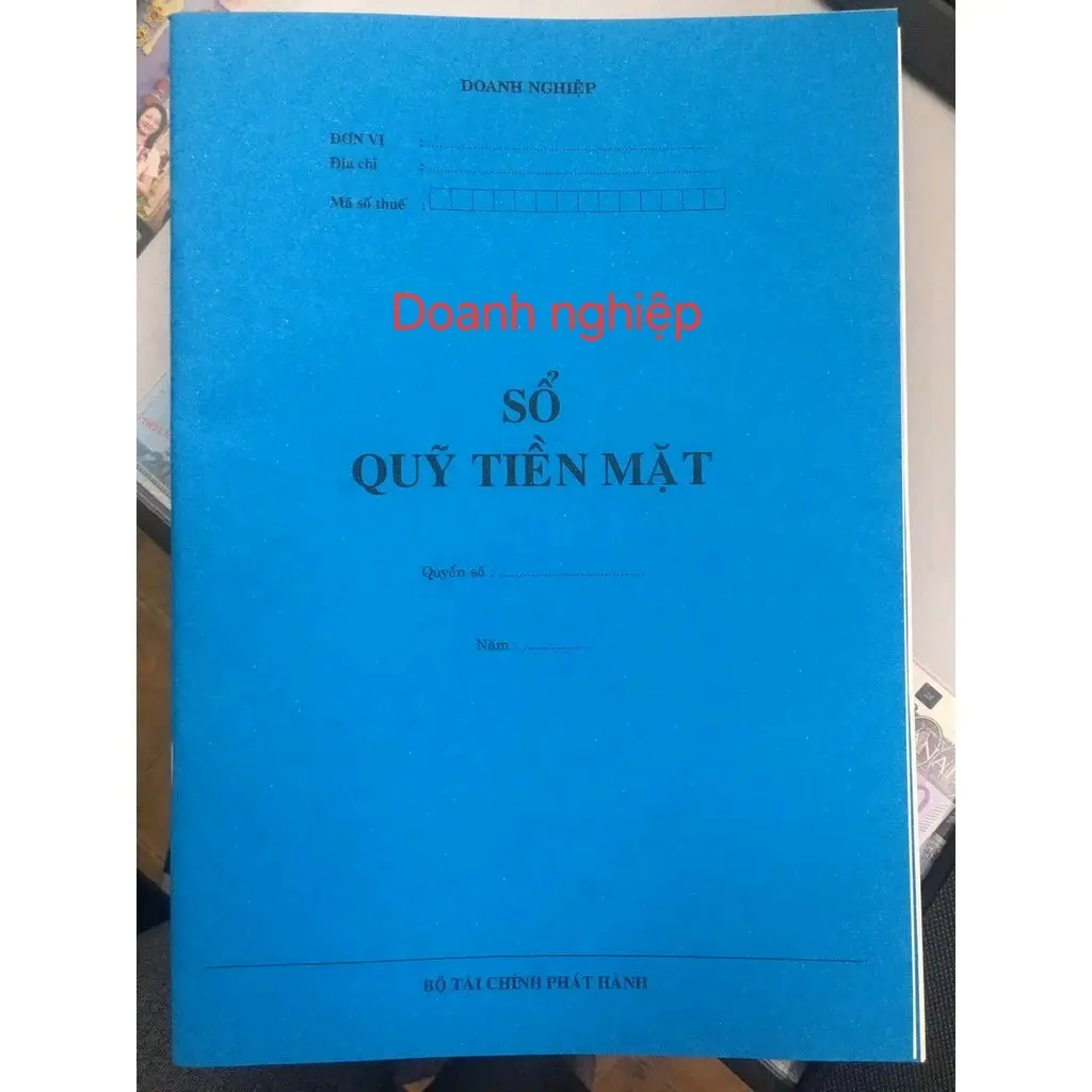 Sổ quỹ tiền mặt Nhà nước và Doanh nghiệp