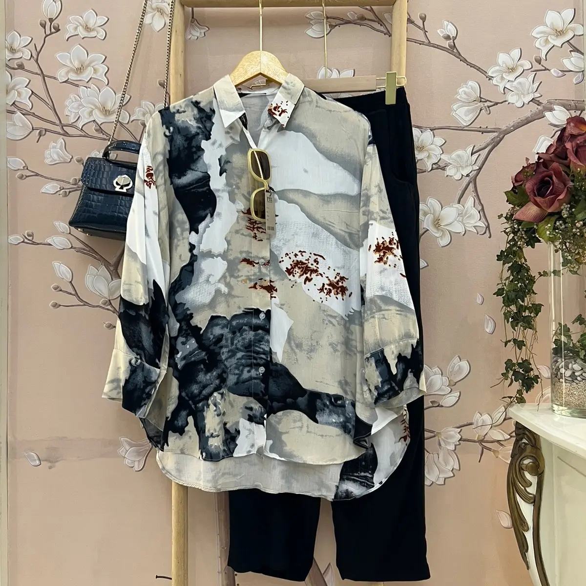 Oneset rayon premium Lengan panjang