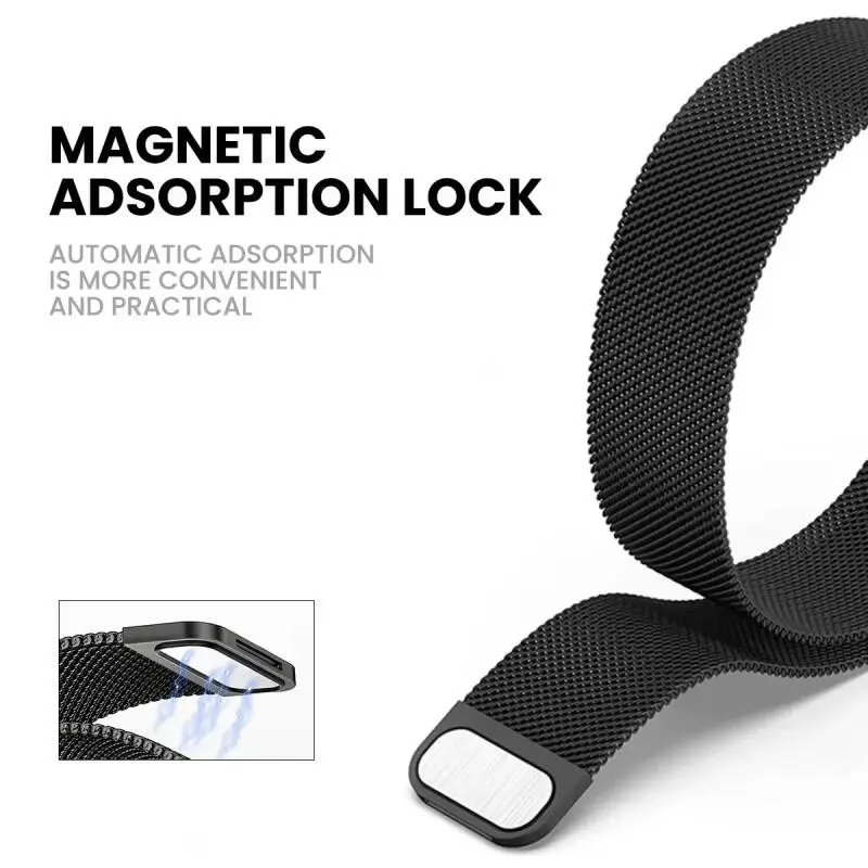 Dây đeo kim loại cho Xiaomi Smart Mi Band 9 Pro 8 Pro Dây đeo đồng hồ thông minh Vòng đeo tay bằng thép không gỉ từ tính cho Xiaomi Redmi Watch 4 Dây đeo cổ tay 2