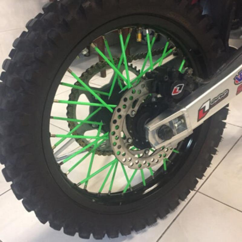 Product Introduction of Motorcycle Spoke Protector, Universal Colorful Motorcycle Wheel Spoke Protector, Motorcycle Accessories for Motorcycle Decoration 8