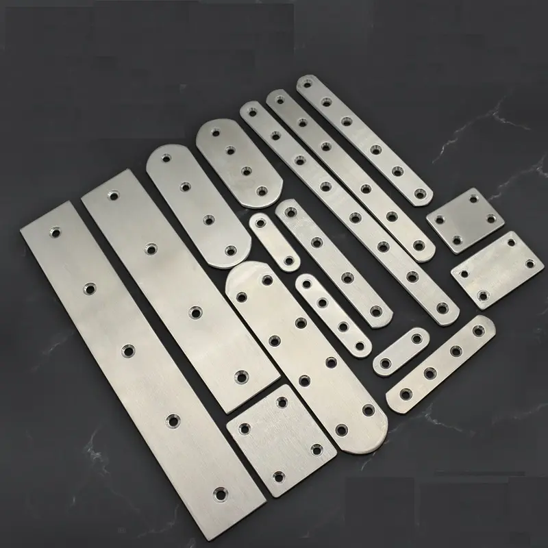 Stainless Steel Corner Brackets 90 Degree Right Angle Bedframe Cabinet Partition Fastener Thickened Hardware Fixed Accessories
