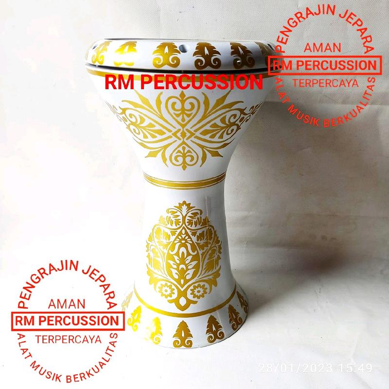 Darbuka 8 Inch Full Set Lengkap dengan Tas Busa dan Kunci L 7