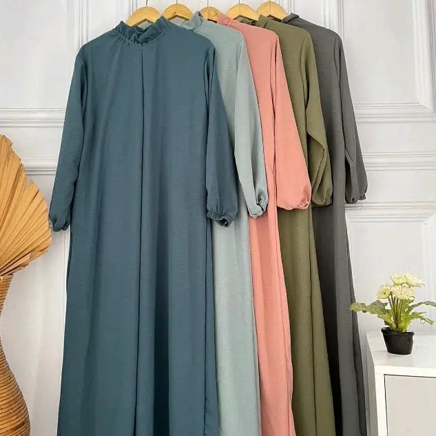 Tans Store - Gamis Inara Gamis Daily Basic Crinkle  Cantik dan Nyaman