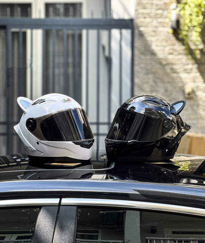 COMBO NÓN AGU  GẮN TAI MÈO VÀ ĐUÔI GIÓ CHÍNH HÃNG Sport Nón Bảo Hiểm Helmet