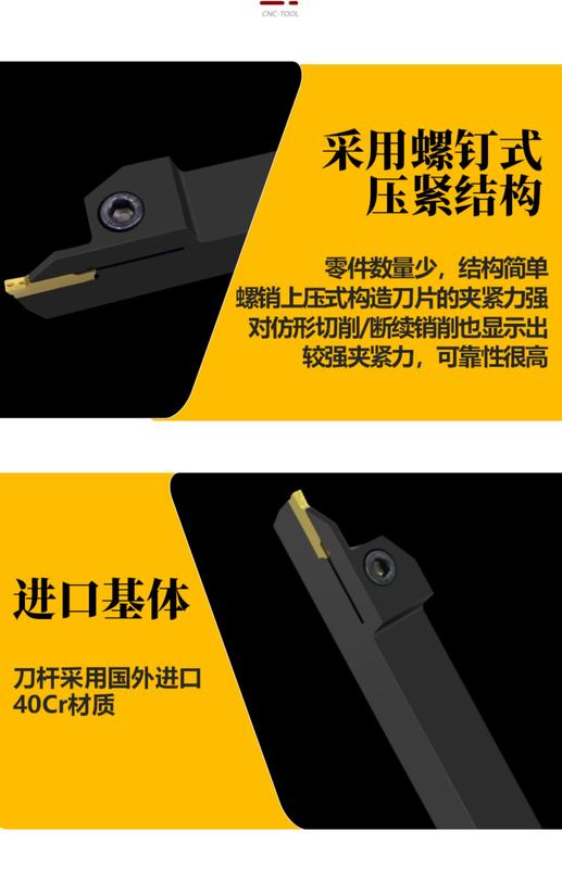 Product Introduction of Dao cắt rãnh mặt sau, dao cắt CNC, cắt rãnh đường kính ngoài, dao cắt MGEHR2020-2 / 3 / 4 / 5, dao cắt vòng tròn bên ngoài, thích hợp để cắt thanh 8