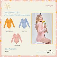 Gambar Summer Wonderland Women Longsleeves Leotard, Baju Renang Wanita - Marigold Yellow, S dari leevierrakids Kota Administrasi Jakarta Utara 1 Tokopedia