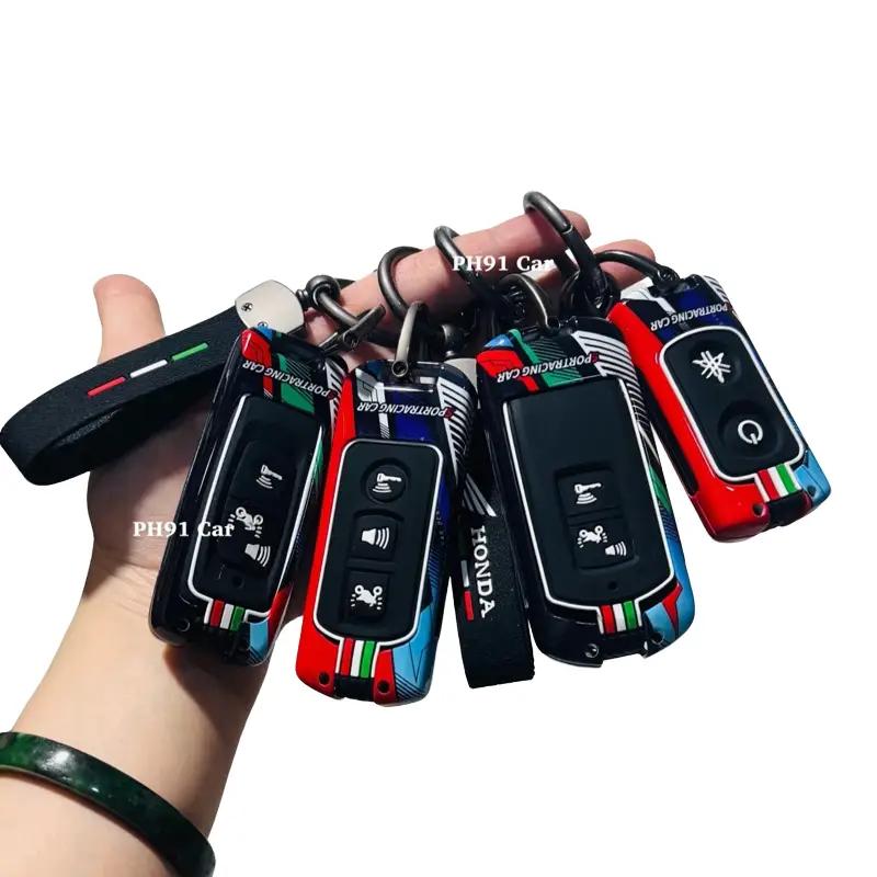 (Tổng Hợp ) Ốp Kim lọai Bảo vệ Chìa Khoá Smartkey Xe Máy  Sh 125 150 160 350 SH Mode AB Win PCX Vision Scoopy Vario . Móc Khóa op chiakhoasmartkey bocchi a khoa vỏ bọc
