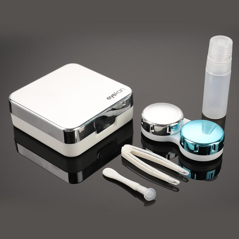 Product Introduction of Fashion Contact Lens Case Mirror Soaking Container Business Travel Holder Kit 18